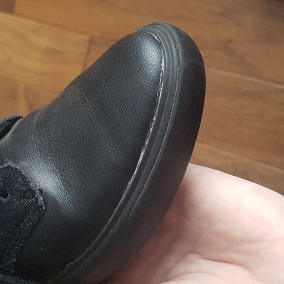 Lacoste Ortholite Esparre Chukka Black High Top Shoes Boys Size 1 - Picture 16 of 16